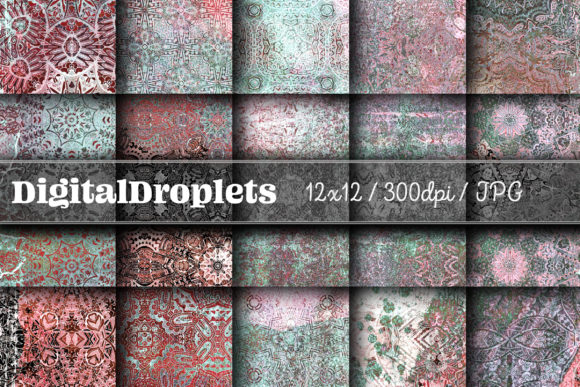 Boho Geom Papers Vol. 125: A Designer's Toolkit for Texture