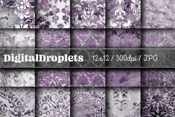 Bubble Gum Damask Vol. 19: Vintage Charm Meets Digital Design
