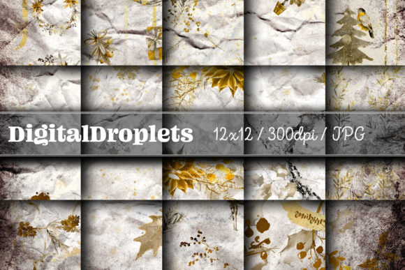 Christmas on Parchment Vol. 15: Vintage Texture for Modern Design
