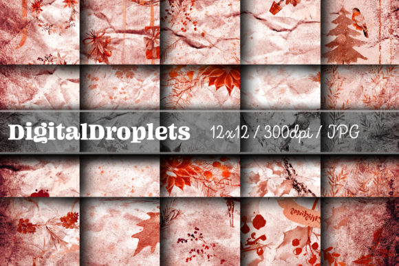 Christmas on Parchment Vol. 28: Gothic & Grungy Holiday Design Assets