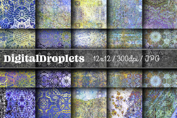 Elevate Your Visual Design with Boho Geom Papers Vol. 114