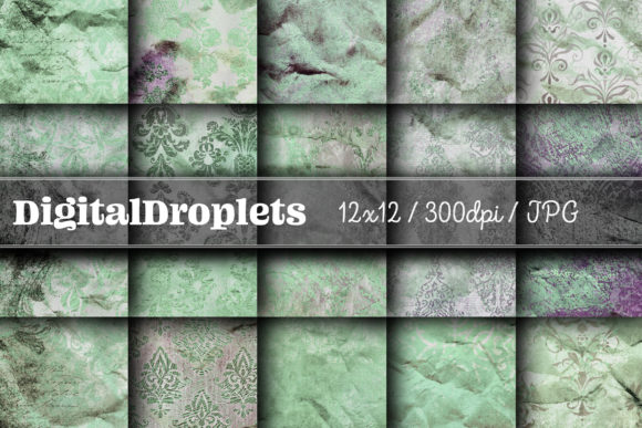 Golden Damask Dust Vol. 10: Vintage Textures for Modern Design