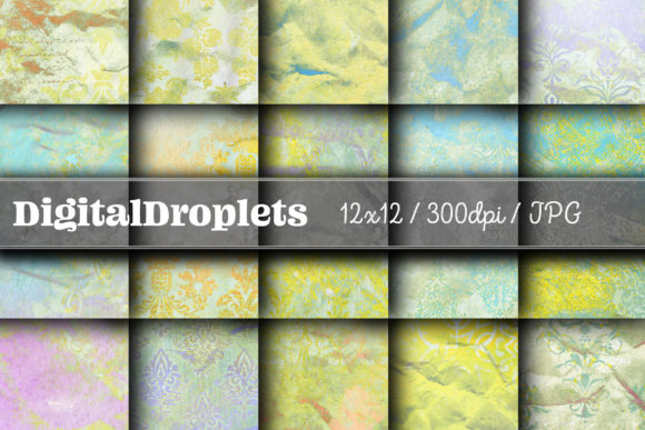 Golden Damask Dust Vol. 30: Vintage Texture for Modern Design