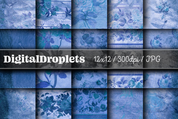 Journaled Flowers Vol. 6: Vintage Floral Paper Collection